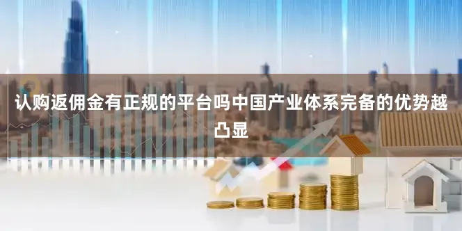 认购返佣金有正规的平台吗中国产业体系完备的优势越凸显