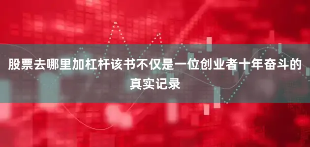 股票去哪里加杠杆该书不仅是一位创业者十年奋斗的真实记录